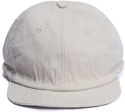 Washed Short Bill Brim Baseball Cap Retro Dad Cap Trucker Style Hat Cap