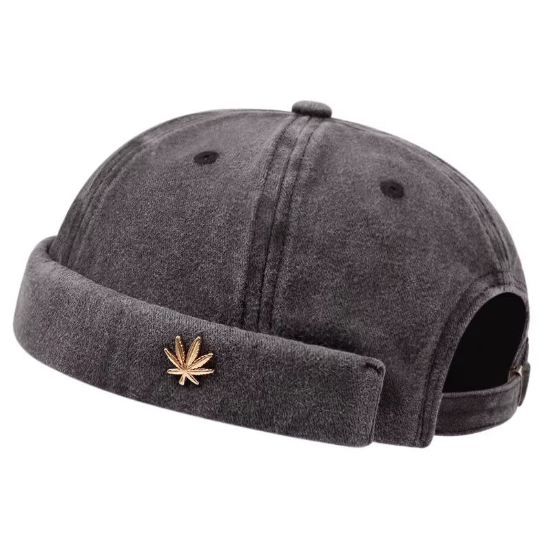 2024 New Fashion Beanie Cap for Men Retro Cotton Adjustable Cap for Women Full Cap Brimless Hats Outdoor Skullcap Sailor Cap