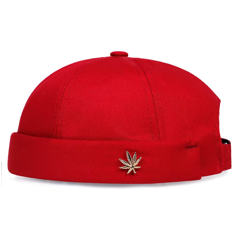 2024 New Fashion Beanie Cap for Men Retro Cotton Adjustable Cap for Women Full Cap Brimless Hats Outdoor Skullcap Sailor Cap