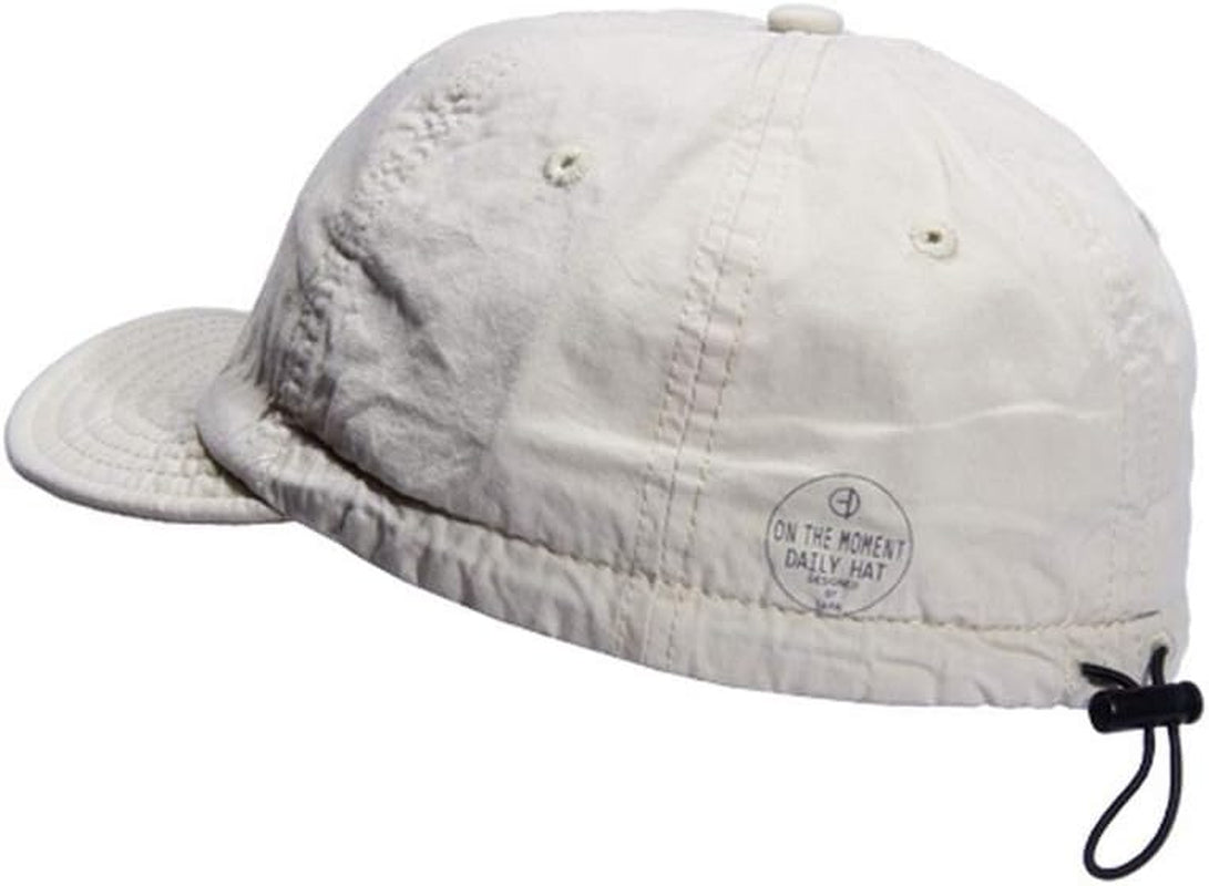 Washed Short Bill Brim Baseball Cap Retro Dad Cap Trucker Style Hat Cap